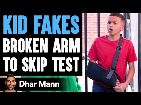 KID FAKES Broken Arm To SKIP TEST ft. @TheLethalShooter | Dhar Mann