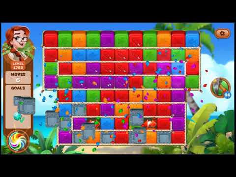 Lost Island Blast Adventure Level 1758 - NO BOOSTERS 🏝️ | SKILLGAMING ✔️