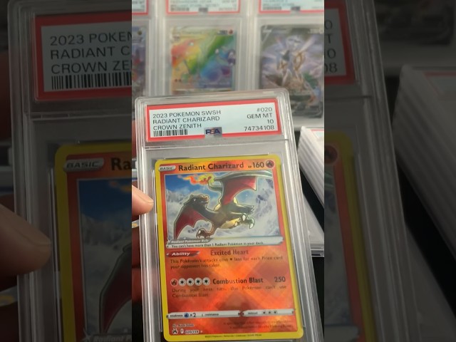 Vídeo relacionado con Pokemon - Radiant Charizard 020/159 - Crown Zenith - Tarjeta Ultra RARA