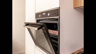 Современная прямая бежевая кухня Проект 10 фото 14