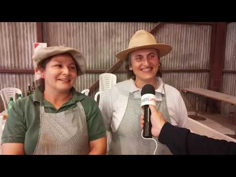 Susana Mattio y Silvana Cabrera de la Falucho Sub Campeonas en el Asado Criollo en Pincén