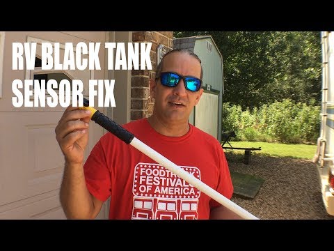 HOW TO CLEAN YOUR RV BLACK TANK SENSORS | Camco Swivel Stik Review | RV DIY