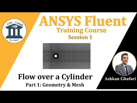 ANSYS Fluent Tutorial: Flow over a Cylinder | Part 1: Geometry and Mesh Generation