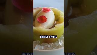 Two Michelin Star apple dessert at Brooklands by Claude Bosi with Chef Francesco Dibenedetto
