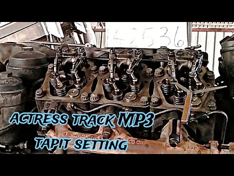 Actros truck MP3 6 cylinder engine tappet setting- 18-44 Truck Mercedes Benz MP3 tappet exhaust