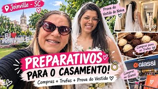 FOMOS AO CENTRO DE JOINVILLE! 🛍️ Compras para o casamento e prova do vestido✨️