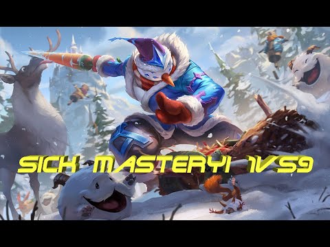 Master Yi Master Plays 1vs9 Enemy Team Almost Rage Quit