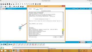 "Setting Password in Router Cisco Packet Tracer Tutorial"