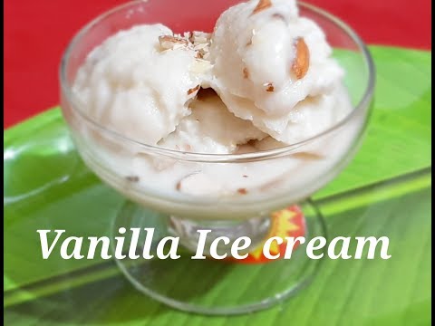 Vanilla Ice cream | Easy Ice cream recipe | Homemade eggless Ice cream