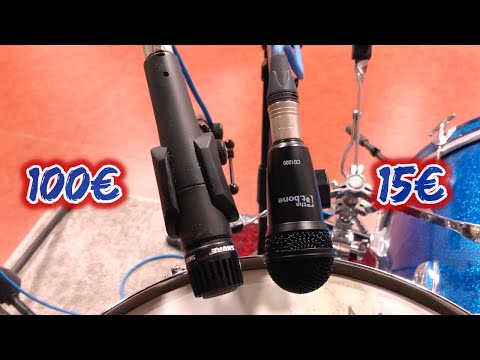 Snare Mic Comparison: Shure SM57 vs Thomann t.bone CD1200