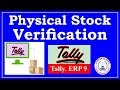 Physical Stock Verification In Tally ERP 9 Learn Tally In Hindi