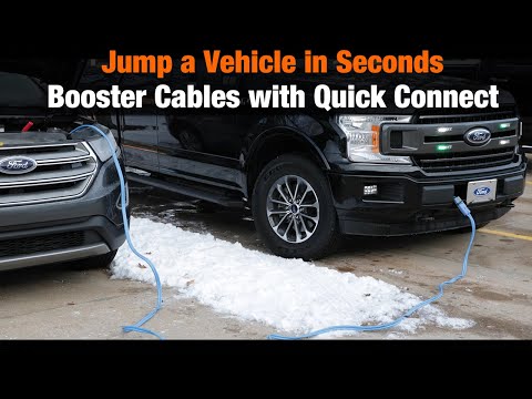 Jump a Vehicle in Seconds with Quick Connect Booster Cables