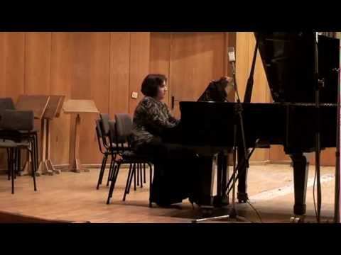 Aleksandra Ivanova perform Aleksander Raychev "Ten plays for piano" part 1