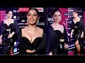 Rashi Khanna Too Hot In Black Dress At Bollywood Hungama Style Icons Awards 2023