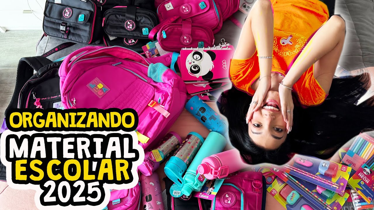 ORGANIZANDO MEU MATERIAL ESCOLAR 2025
