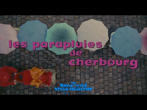 The Umbrellas of Cherbourg (1964) title sequence