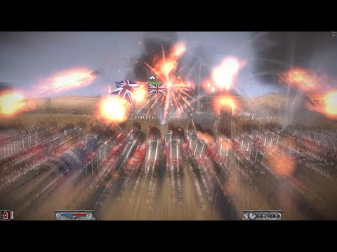 Artillery & Black Watch VS 1 army (Total War Napoleon: Multiplayer)
