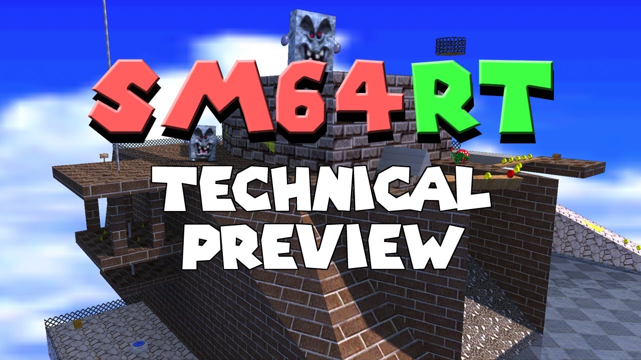Super Mario 64 Ray Tracing (sm64rt) - Technical Preview Trailer - YouTube