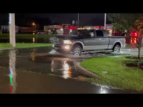 RAW VIDEO: Rayne flash flooding after 6-10 inches of rain falls