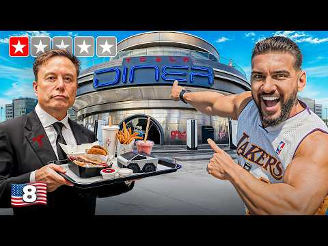 Mananc la Restaurantul lui Elon Musk — Merita sau NU?! (Tesla Diner)