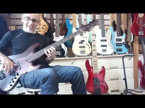 Bass Hunter: Highend MIJ Basses; Bacchus WL417AC Sakura 2018 LTD Edition ELECTRIC BASS GUITAR DEMO