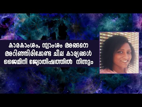 What is Karakamsa and Swamsa in Jaimini astrology,