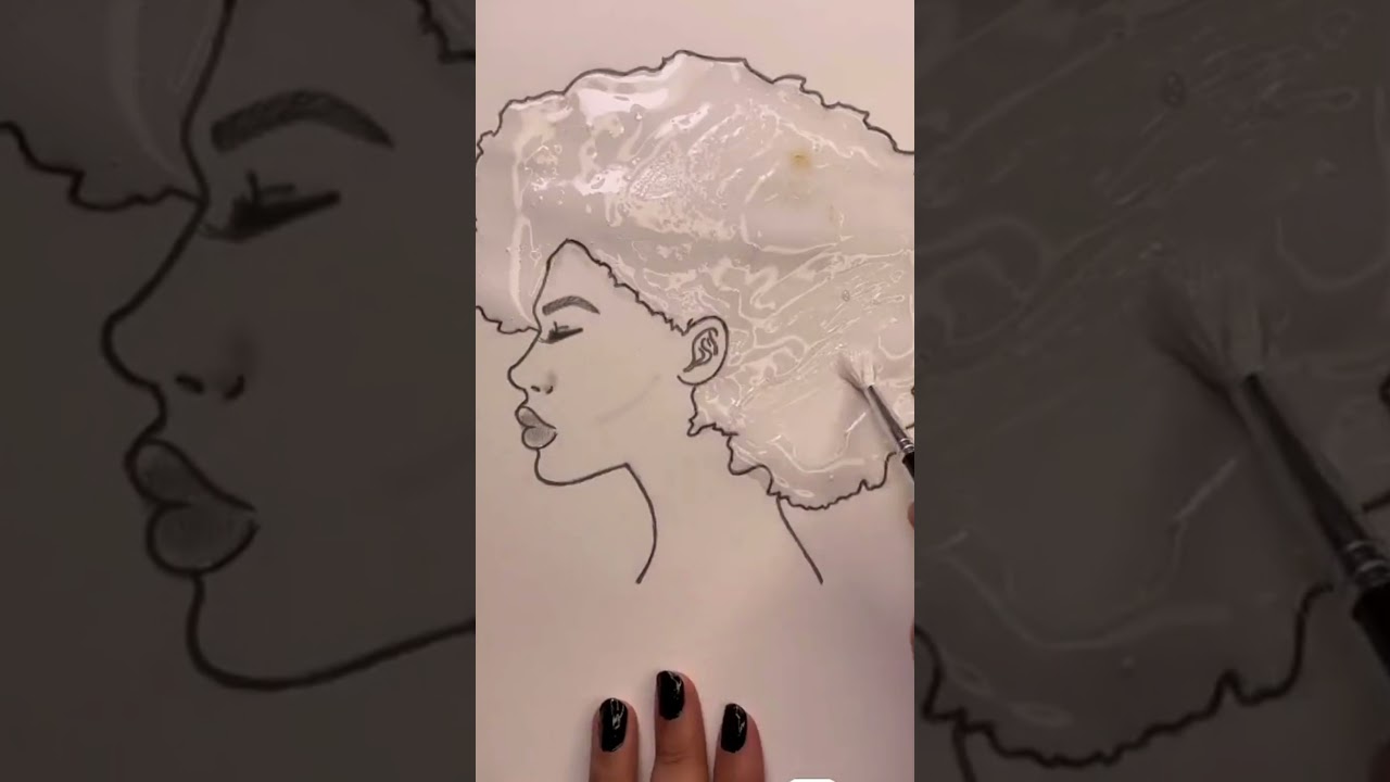 Desenho feito com macarrão 😲😍 #desenho #efeitos #artes #viral  #foyou