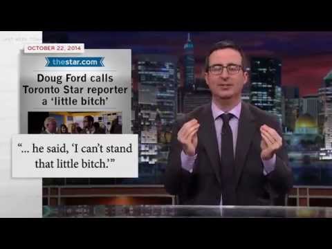 Last Week Tonight with John Oliver - Doug Ford of Toronto - closed captioned