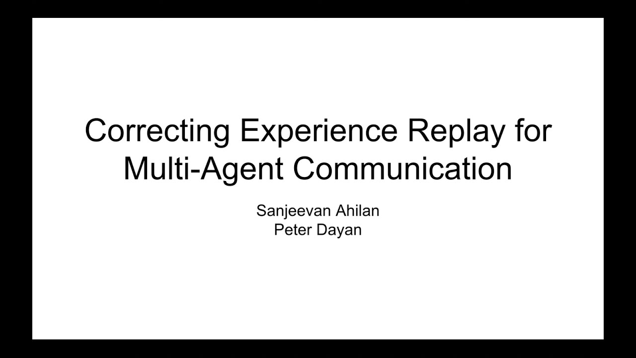 Correcting Experience Replay for Multi-Agent Communication (ICLR 2021 Spotlight)