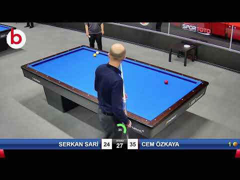 SERKAN SARİ & CEM ÖZKAYA Bilardo Maçı - 2022 ERKEKLER 1.ETAP-14.TUR