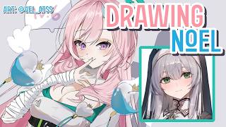 【Senin Produktif】Drawing Shirogane Noel! How to Use 3D Model【iofi / ホロライブID】