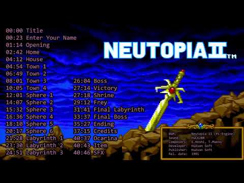 Neutopia II (PC-Engine, 1991) - Full OST