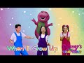 When I Grow Up Barney S Dino Toonz Version FANMADE Barney And ChikiToonz