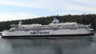 preview picture of video 'BC Ferries S class twins in Active Pass *Hi-Def*'
