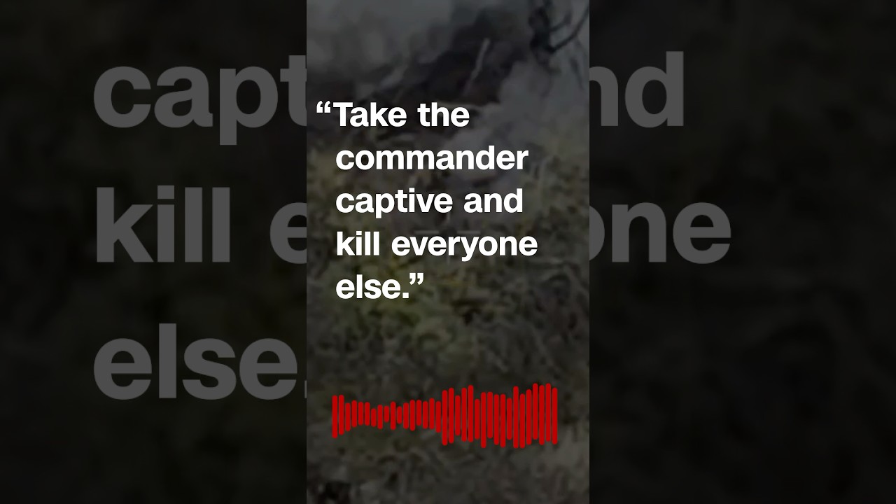 Intercepted Russian radio chatter appears to capture orders to kill surrendering Ukrainians