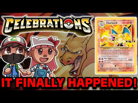 Almost 100 Celebrations Packs Later, WE FINALLY PULLED A CHARIZARD! | Pokemon: Celebrations #Pokemon