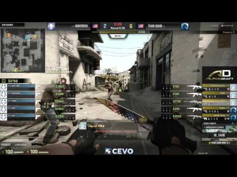 Winterfox vs Team Liquid Game 2 (CEVO-P CS:GO Season 8) - Vansilli & Dust