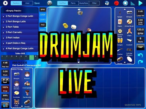 Let’s Play With DRUMJAM - iPad Demo - Live Stream