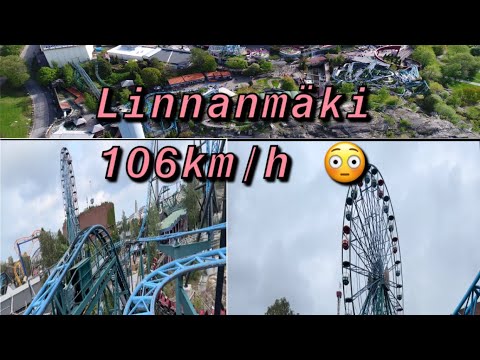 Linnanmäki / Ukon kyyti- on ride POV// شهر بازی لینان مکی هلسینکی Helsink.