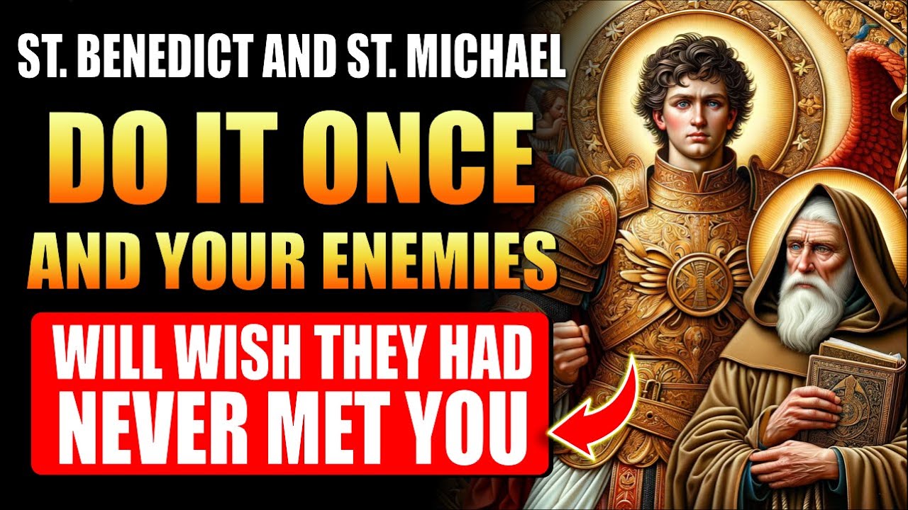 🛑VERY POWERFUL PRAYER AGAINST MAGIC, PLAGUE, ENVY AND GOSSIP - SAINT BENEDICT AND SAINT MICHAEL