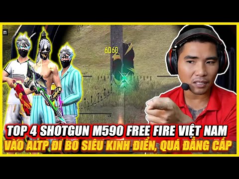 TOP 3 SHOTGUN M590 FREE FIRE VN VÀO ALTP ĐI BO SIÊU KINH ĐIỂN , LIỆU TOP KIÊN TƯỚNG VN CÓ TRÌNH ?