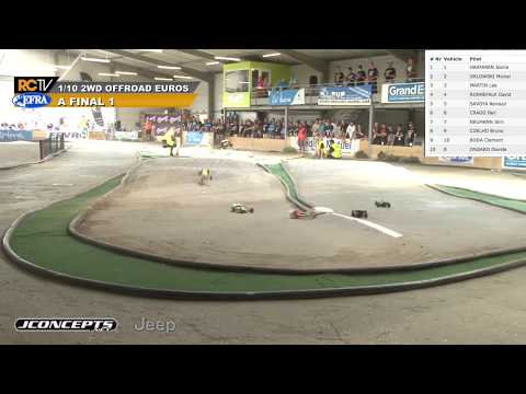 EFRA 1/10 2WD OFFROAD Euros 2018 - A FINAL Leg 1 - HD