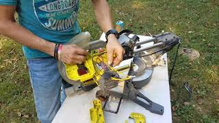 How to repair a broken handle on a ryobi miter saw