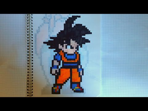 Pixel Art GOKU - Dragon Ball z