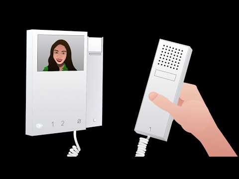 Handleiding 6701W | Comelit Mini monitor met hoorn 6701W