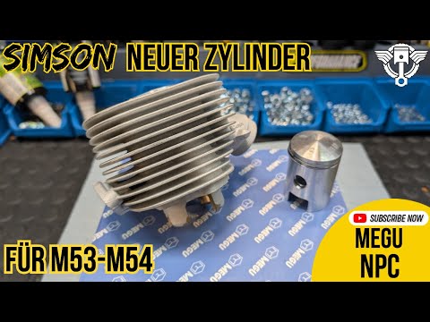 Neuer Simson NPC 50ccm Vollaluminium Zylinder für M53 M54 Motor