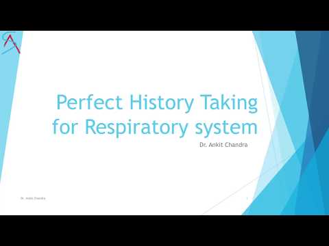 Perfect History taking for Respiratory case of General Medicine || Cough || Dr.Ankit Chandra