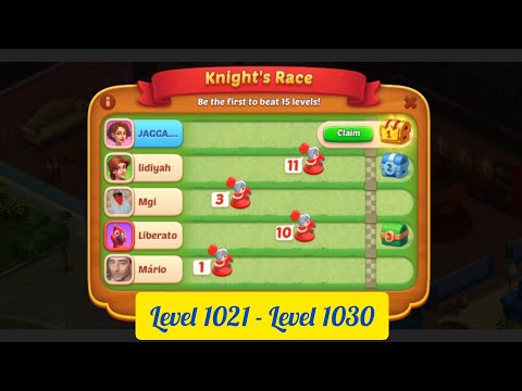 Homescapes : ( Level 1021 - Level 1030 )