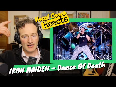 Vocal Coach REACTS - IRON MAIDEN "Dance Of Death"