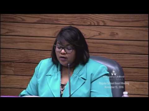 KUSD Regular School Board Meeting 11-15-16